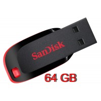 SanDisk (114925) 64 GB Cruzer Blade hordozható USB memória...
